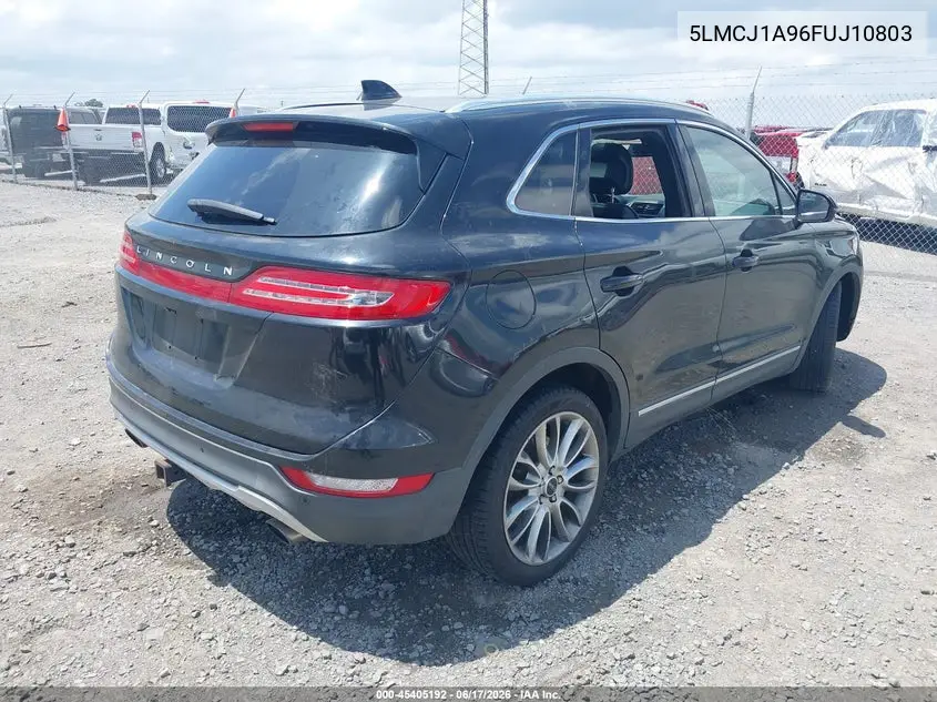 2015 Lincoln Mkc VIN: 5LMCJ1A96FUJ10803 Lot: 45405192
