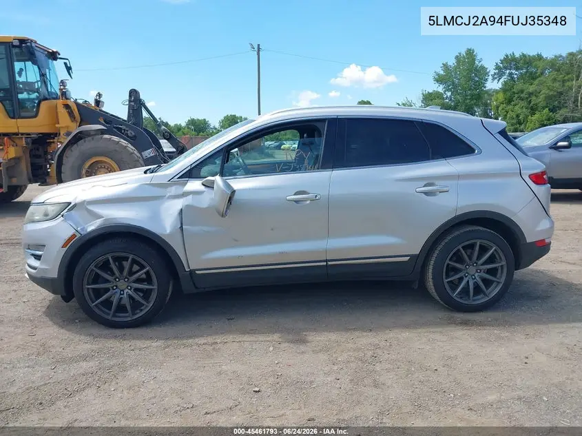 2015 Lincoln Mkc VIN: 5LMCJ2A94FUJ35348 Lot: 45461793