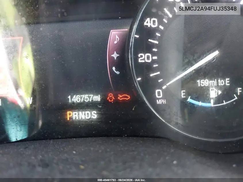 2015 Lincoln Mkc VIN: 5LMCJ2A94FUJ35348 Lot: 45461793
