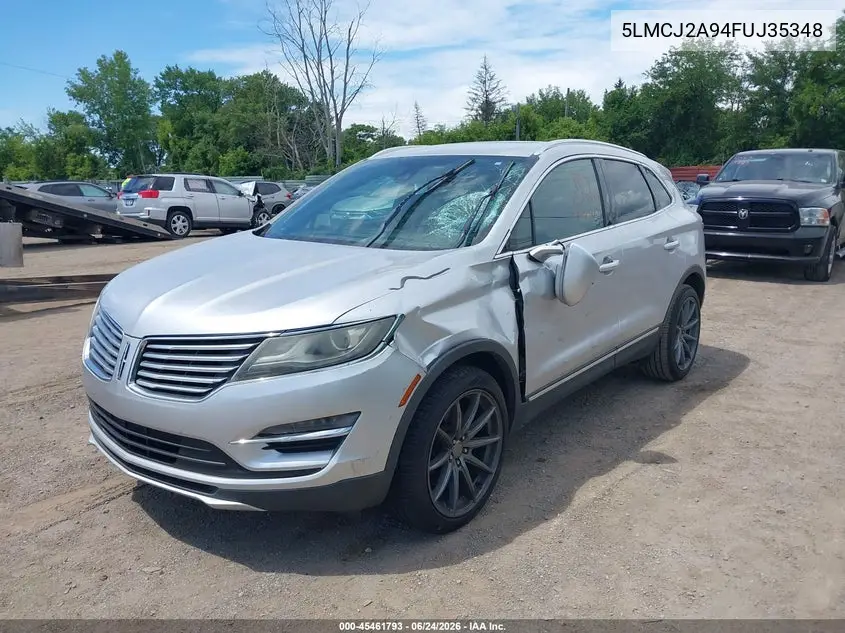 2015 Lincoln Mkc VIN: 5LMCJ2A94FUJ35348 Lot: 45461793
