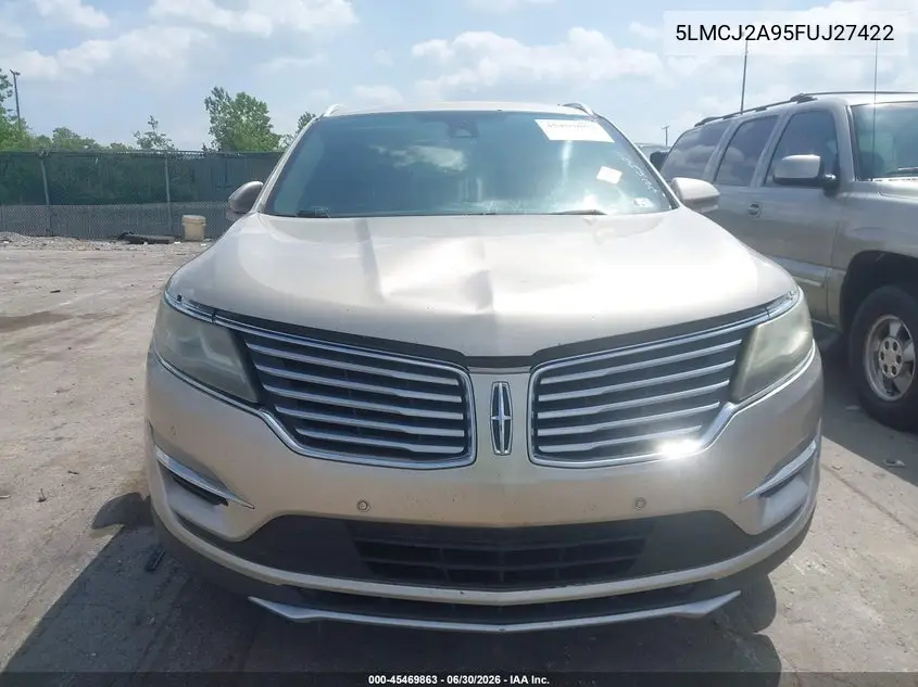 2015 Lincoln Mkc VIN: 5LMCJ2A95FUJ27422 Lot: 45469863