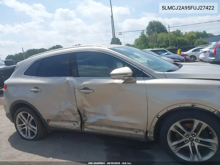 2015 Lincoln Mkc VIN: 5LMCJ2A95FUJ27422 Lot: 45469863