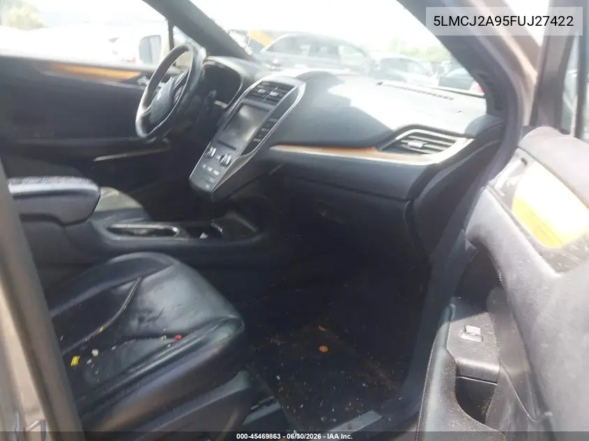 2015 Lincoln Mkc VIN: 5LMCJ2A95FUJ27422 Lot: 45469863