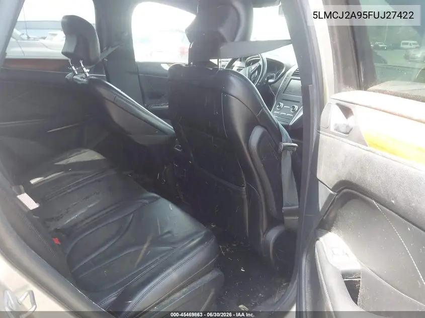 2015 Lincoln Mkc VIN: 5LMCJ2A95FUJ27422 Lot: 45469863