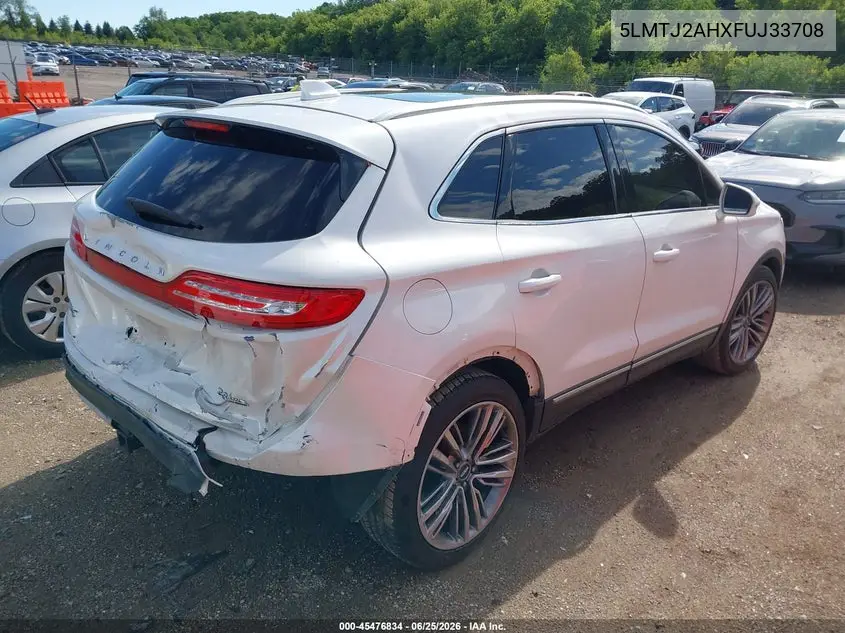 2015 Lincoln Mkc VIN: 5LMTJ2AHXFUJ33708 Lot: 45476834