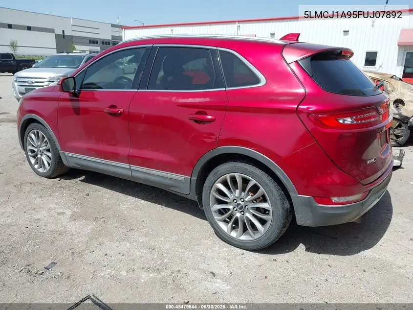 2015 Lincoln Mkc VIN: 5LMCJ1A95FUJ07892 Lot: 45479844