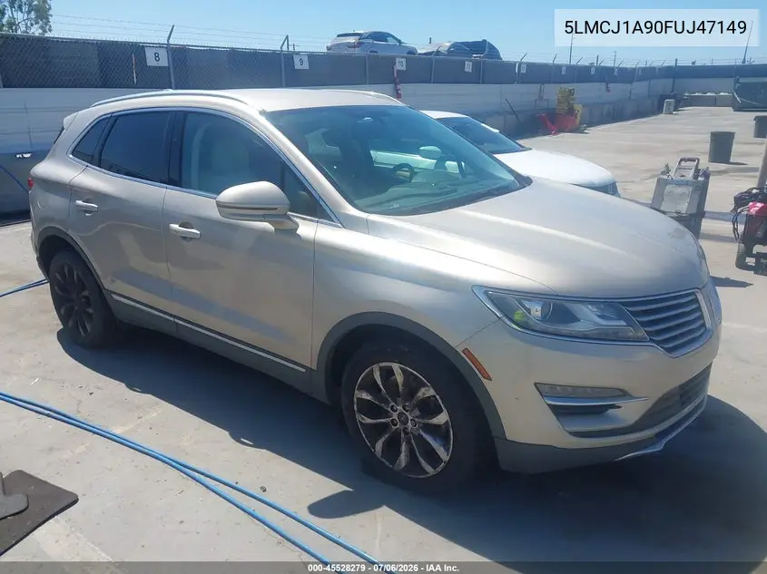2015 Lincoln Mkc VIN: 5LMCJ1A90FUJ47149 Lot: 45528279