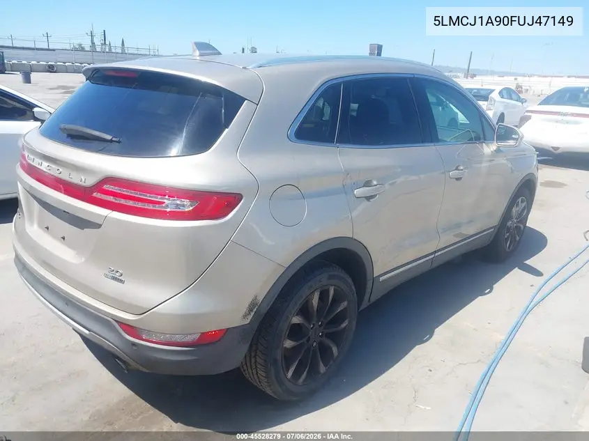 2015 Lincoln Mkc VIN: 5LMCJ1A90FUJ47149 Lot: 45528279