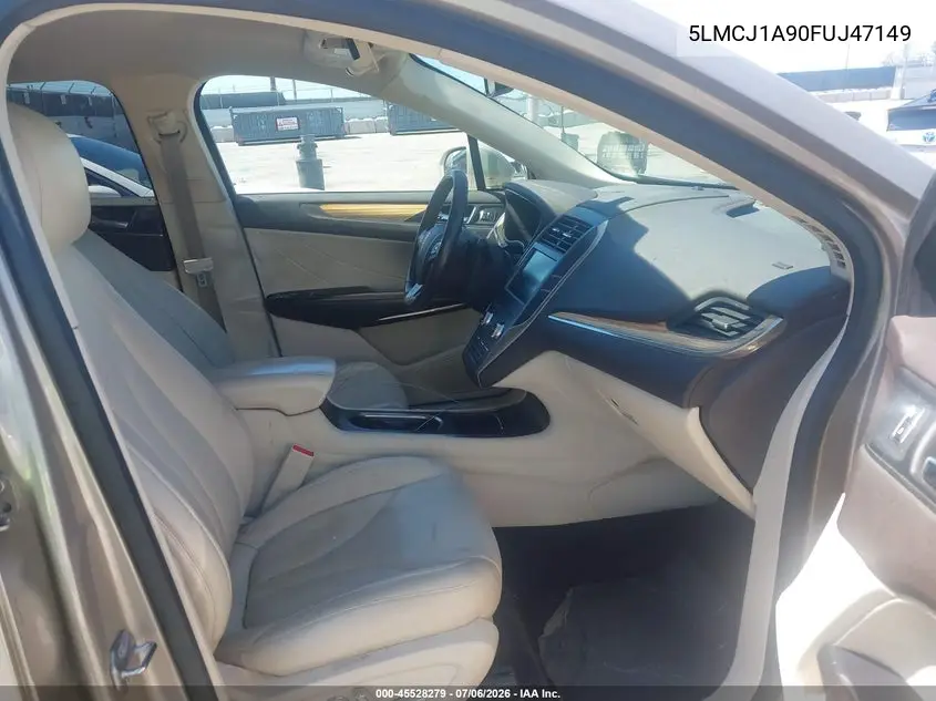 2015 Lincoln Mkc VIN: 5LMCJ1A90FUJ47149 Lot: 45528279