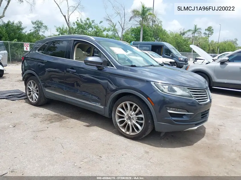 2015 Lincoln Mkc VIN: 5LMCJ1A96FUJ20022 Lot: 45564275