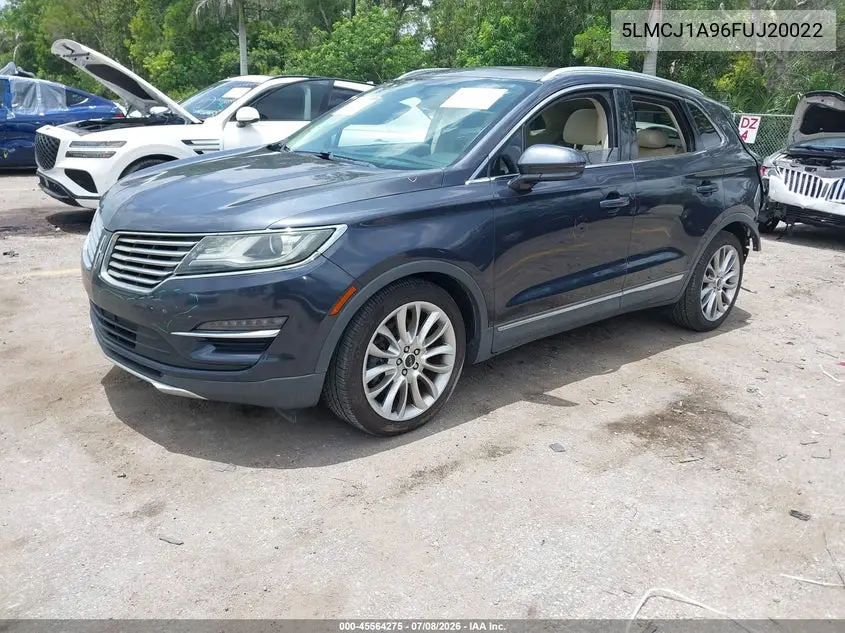 2015 Lincoln Mkc VIN: 5LMCJ1A96FUJ20022 Lot: 45564275