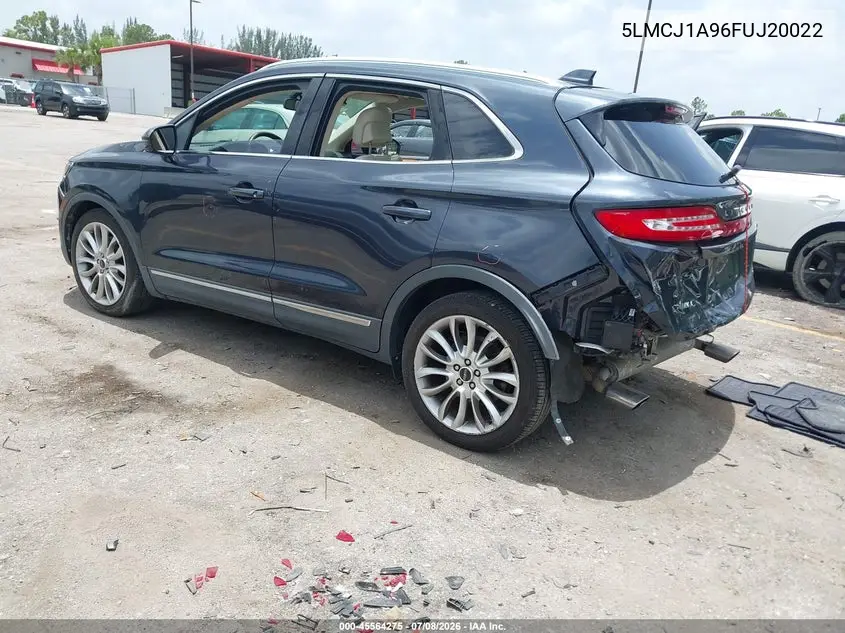 2015 Lincoln Mkc VIN: 5LMCJ1A96FUJ20022 Lot: 45564275