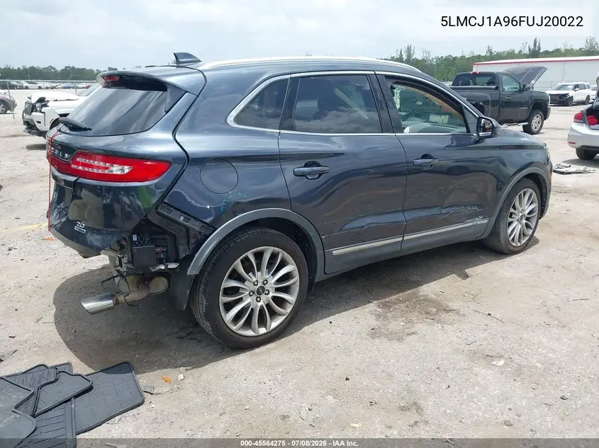 2015 Lincoln Mkc VIN: 5LMCJ1A96FUJ20022 Lot: 45564275