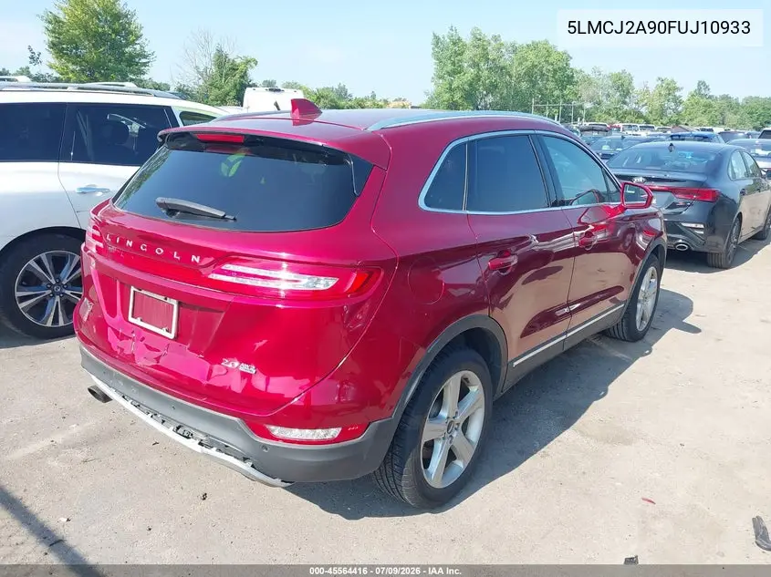 2015 Lincoln Mkc VIN: 5LMCJ2A90FUJ10933 Lot: 45564416