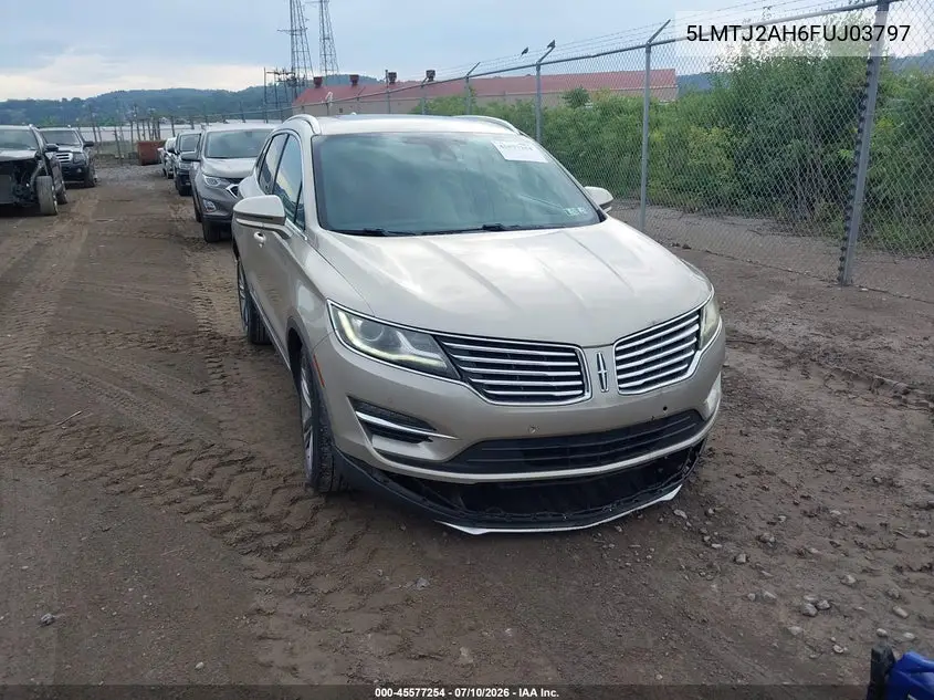 2015 Lincoln Mkc VIN: 5LMTJ2AH6FUJ03797 Lot: 45577254