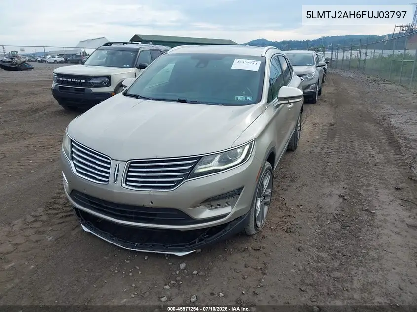 2015 Lincoln Mkc VIN: 5LMTJ2AH6FUJ03797 Lot: 45577254