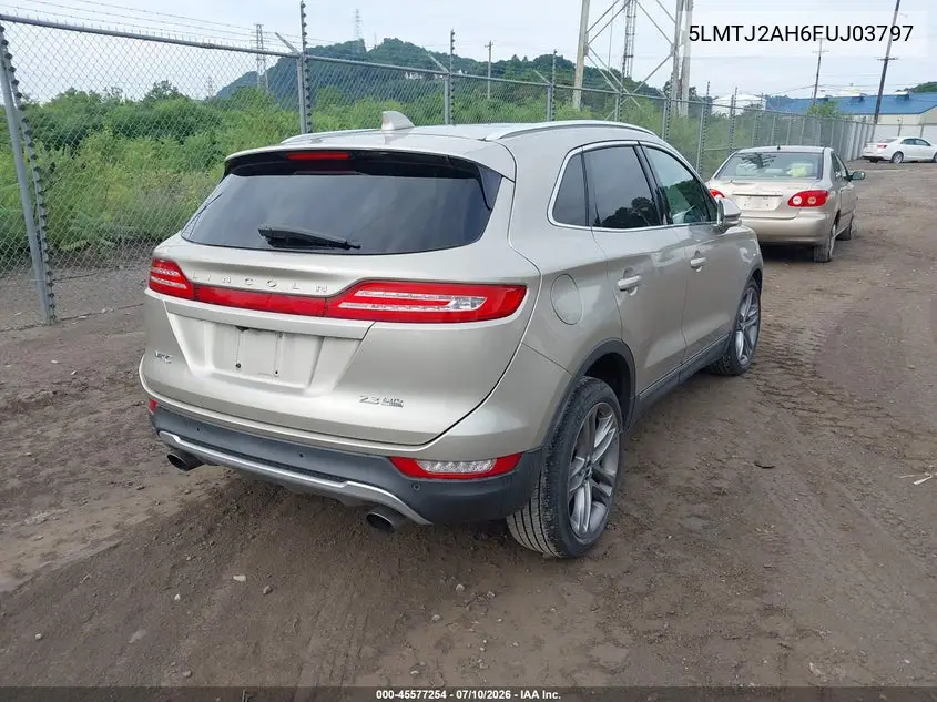 2015 Lincoln Mkc VIN: 5LMTJ2AH6FUJ03797 Lot: 45577254