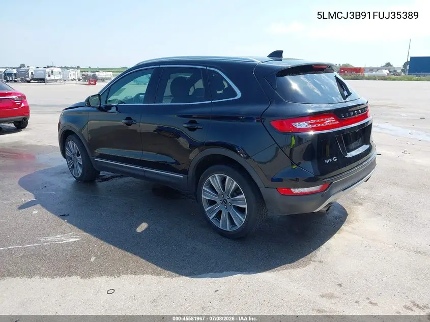 2015 Lincoln Mkc Black Label VIN: 5LMCJ3B91FUJ35389 Lot: 45581967
