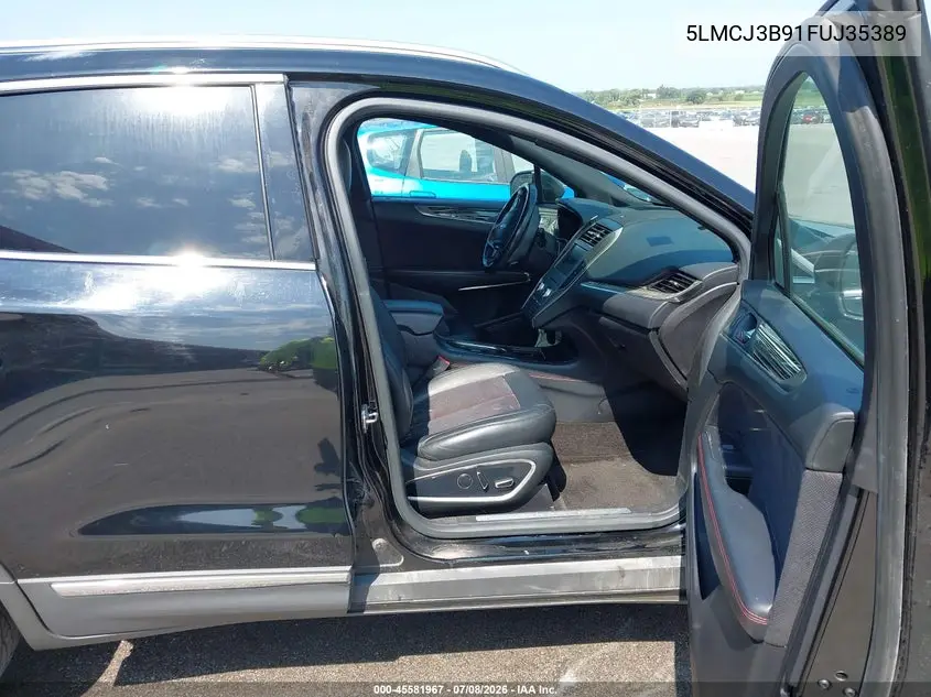 2015 Lincoln Mkc Black Label VIN: 5LMCJ3B91FUJ35389 Lot: 45581967