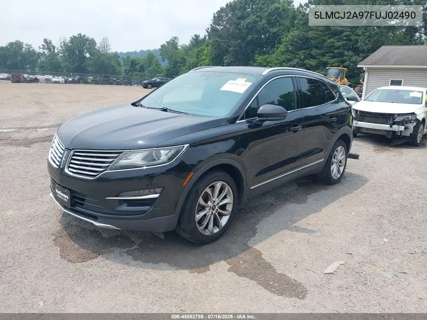 2015 Lincoln Mkc VIN: 5LMCJ2A97FUJ02490 Lot: 45592759