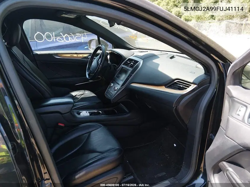 2015 Lincoln Mkc VIN: 5LMCJ2A99FUJ41114 Lot: 45606100