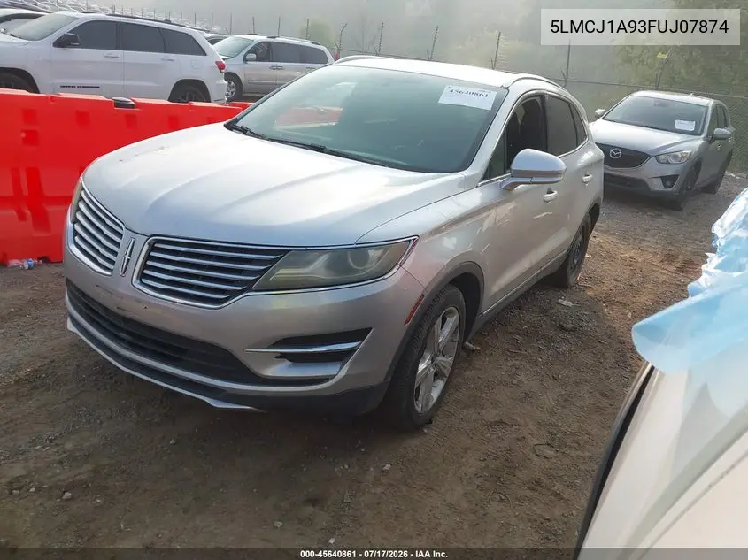 2015 Lincoln Mkc VIN: 5LMCJ1A93FUJ07874 Lot: 45640861