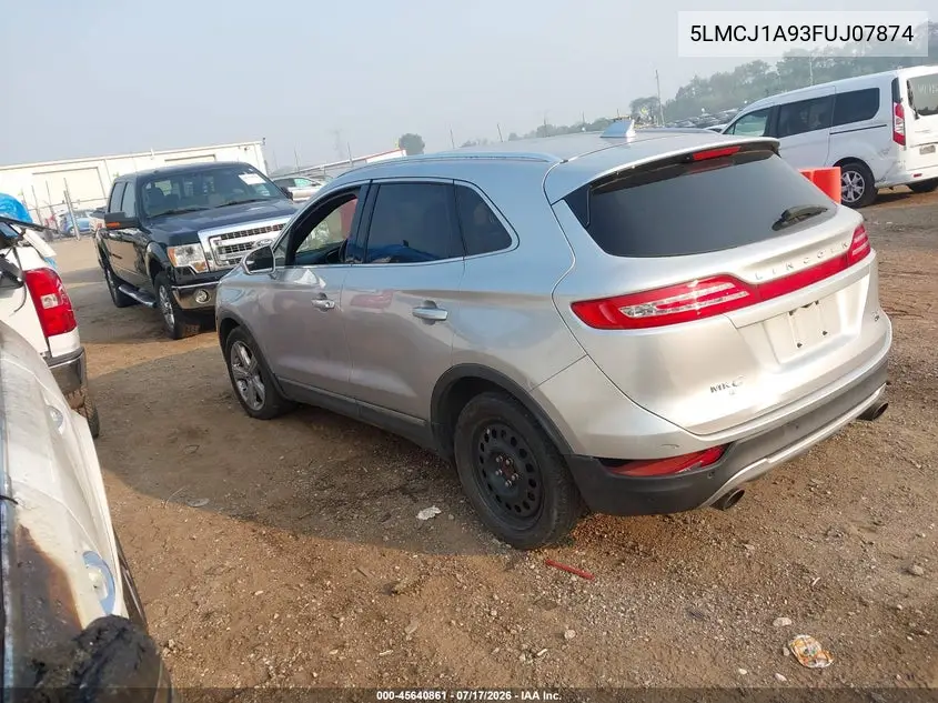 2015 Lincoln Mkc VIN: 5LMCJ1A93FUJ07874 Lot: 45640861
