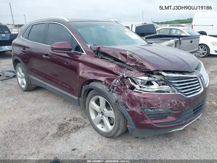 2016 Lincoln Mkc Reserve VIN: 5LMTJ3DH9GUJ19186 Lot: 45259617