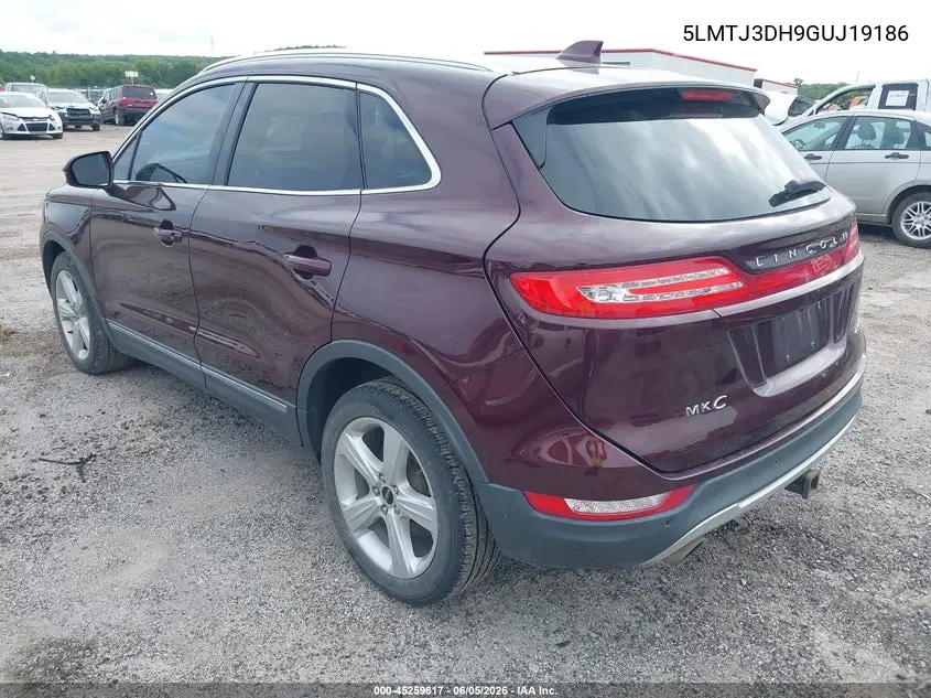 2016 Lincoln Mkc Reserve VIN: 5LMTJ3DH9GUJ19186 Lot: 45259617