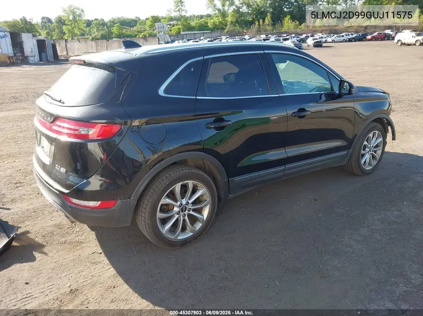 2016 Lincoln Mkc Select VIN: 5LMCJ2D99GUJ11575 Lot: 45307903
