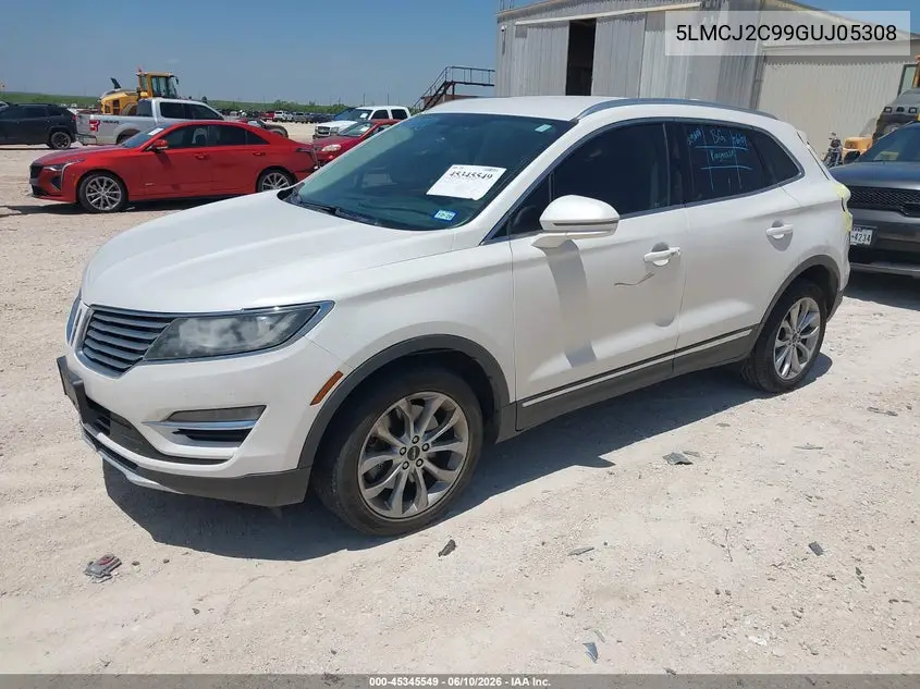 2016 Lincoln Mkc Select VIN: 5LMCJ2C99GUJ05308 Lot: 45345549