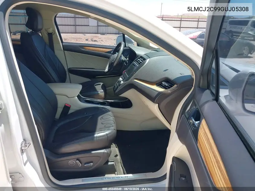 2016 Lincoln Mkc Select VIN: 5LMCJ2C99GUJ05308 Lot: 45345549