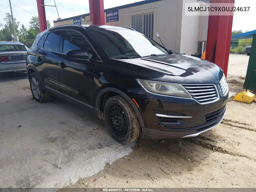 2016 Lincoln Mkc Premier VIN: 5LMCJ1C9XGUJ24637 Lot: 45355175
