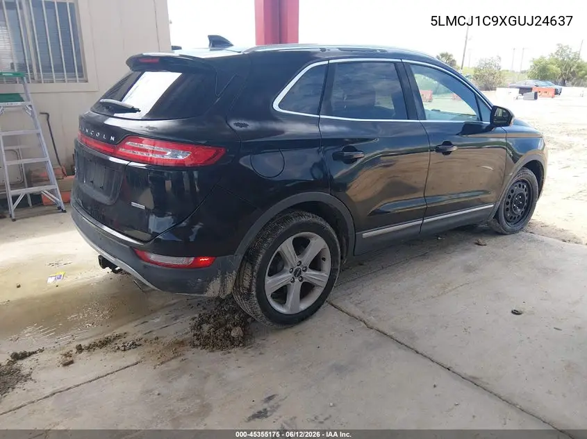 2016 Lincoln Mkc Premier VIN: 5LMCJ1C9XGUJ24637 Lot: 45355175