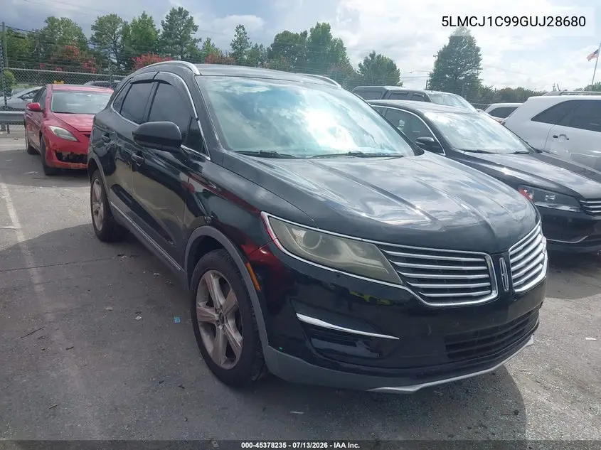 2016 Lincoln Mkc Premier VIN: 5LMCJ1C99GUJ28680 Lot: 45378235