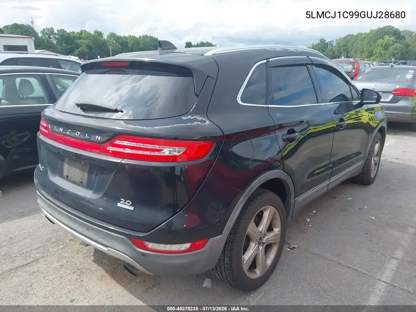 2016 Lincoln Mkc Premier VIN: 5LMCJ1C99GUJ28680 Lot: 45378235