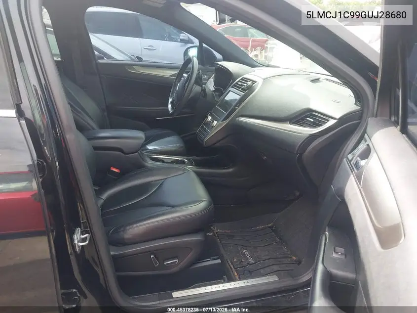 2016 Lincoln Mkc Premier VIN: 5LMCJ1C99GUJ28680 Lot: 45378235
