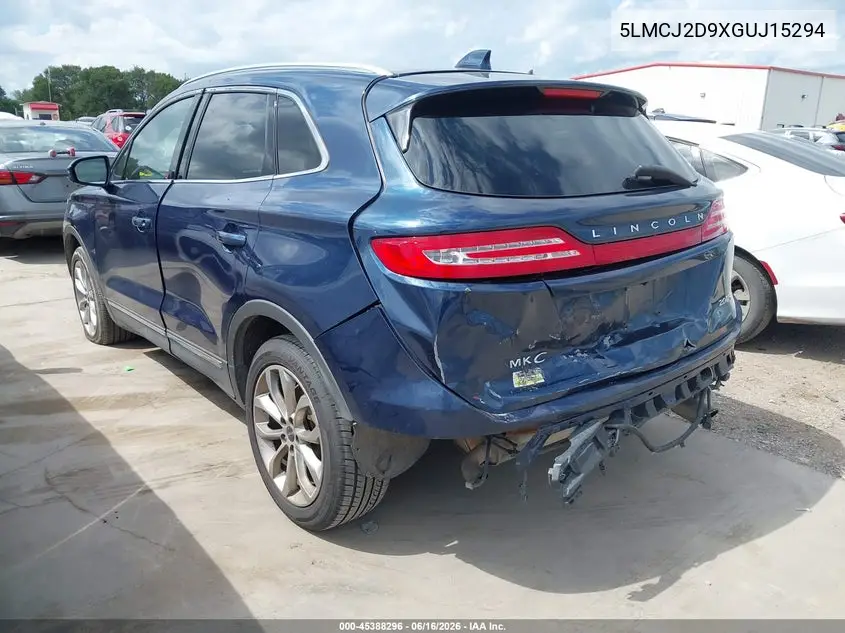 2016 Lincoln Mkc Select VIN: 5LMCJ2D9XGUJ15294 Lot: 45388296