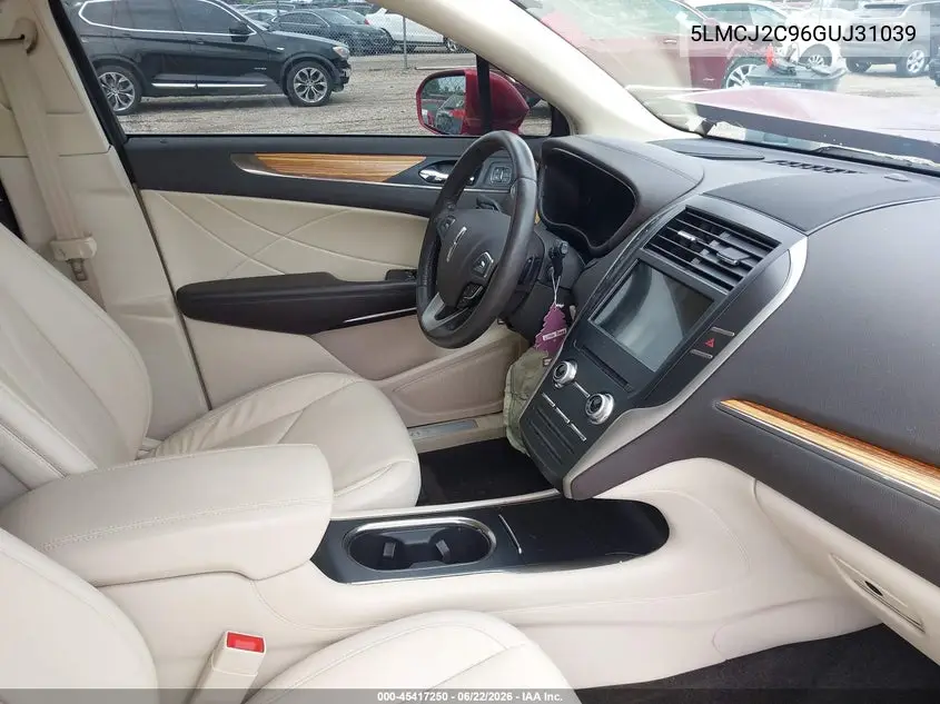2016 Lincoln Mkc Select VIN: 5LMCJ2C96GUJ31039 Lot: 45417250