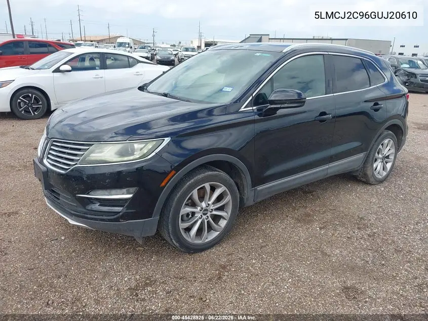 2016 Lincoln Mkc Select VIN: 5LMCJ2C96GUJ20610 Lot: 45428925