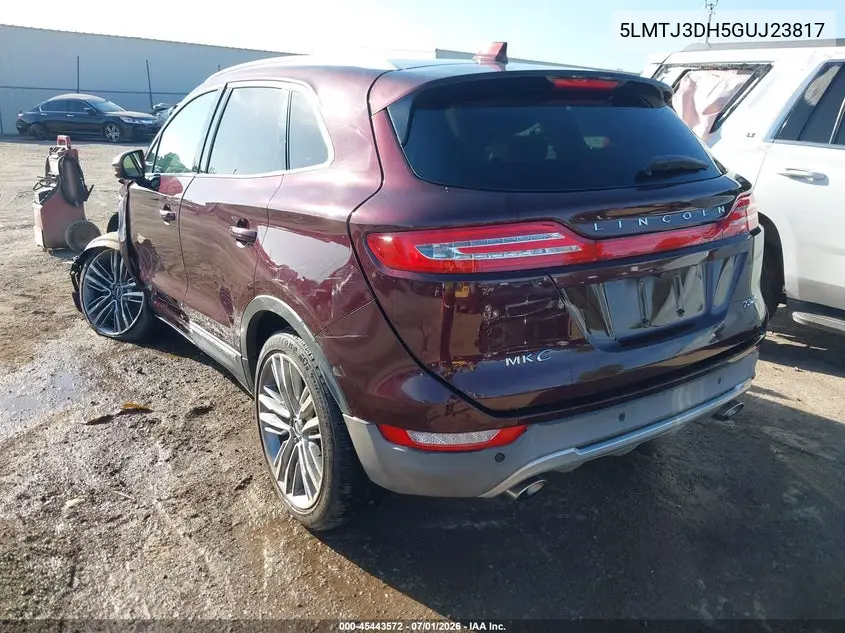 2016 Lincoln Mkc Reserve VIN: 5LMTJ3DH5GUJ23817 Lot: 45443572