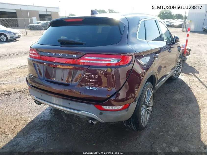 2016 Lincoln Mkc Reserve VIN: 5LMTJ3DH5GUJ23817 Lot: 45443572