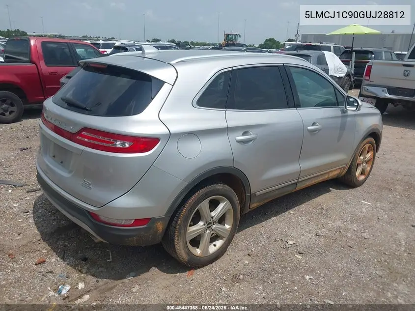 2016 Lincoln Mkc Premier VIN: 5LMCJ1C90GUJ28812 Lot: 45447368