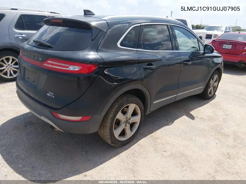 2016 Lincoln Mkc Premier VIN: 5LMCJ1C91GUJ07905 Lot: 45448286