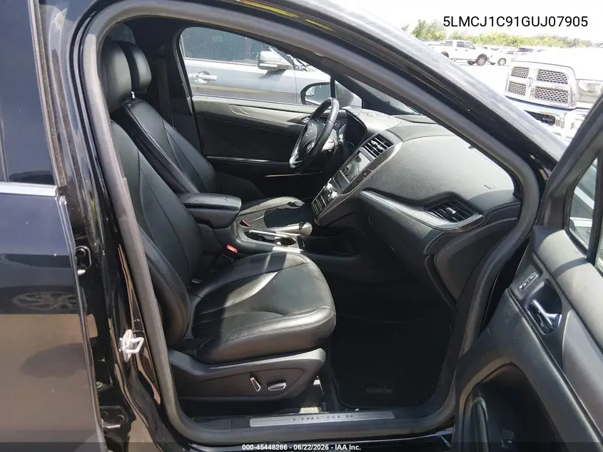 2016 Lincoln Mkc Premier VIN: 5LMCJ1C91GUJ07905 Lot: 45448286