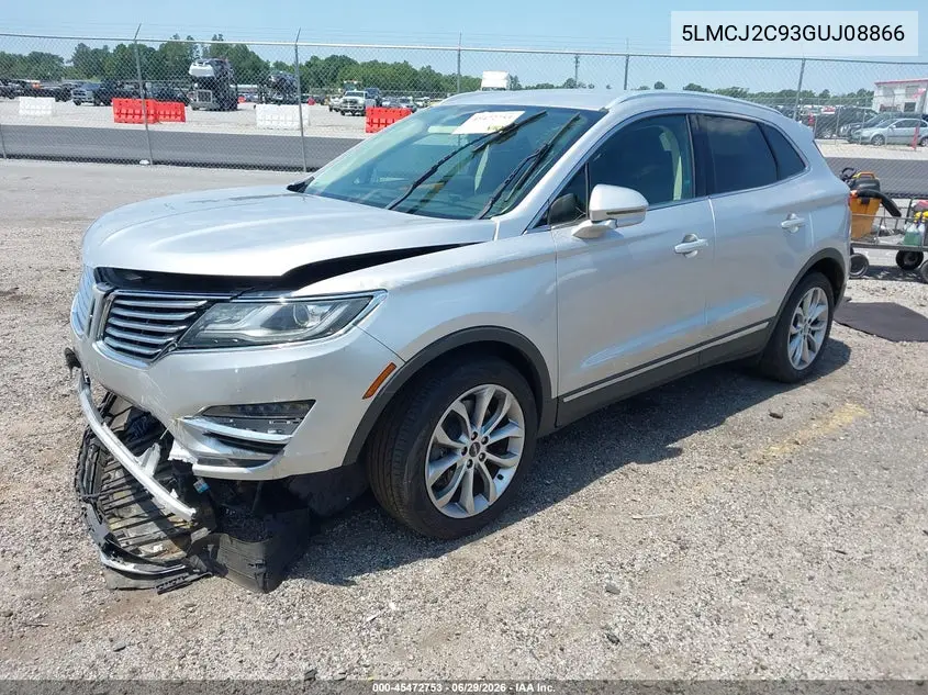 2016 Lincoln Mkc Select VIN: 5LMCJ2C93GUJ08866 Lot: 45472753