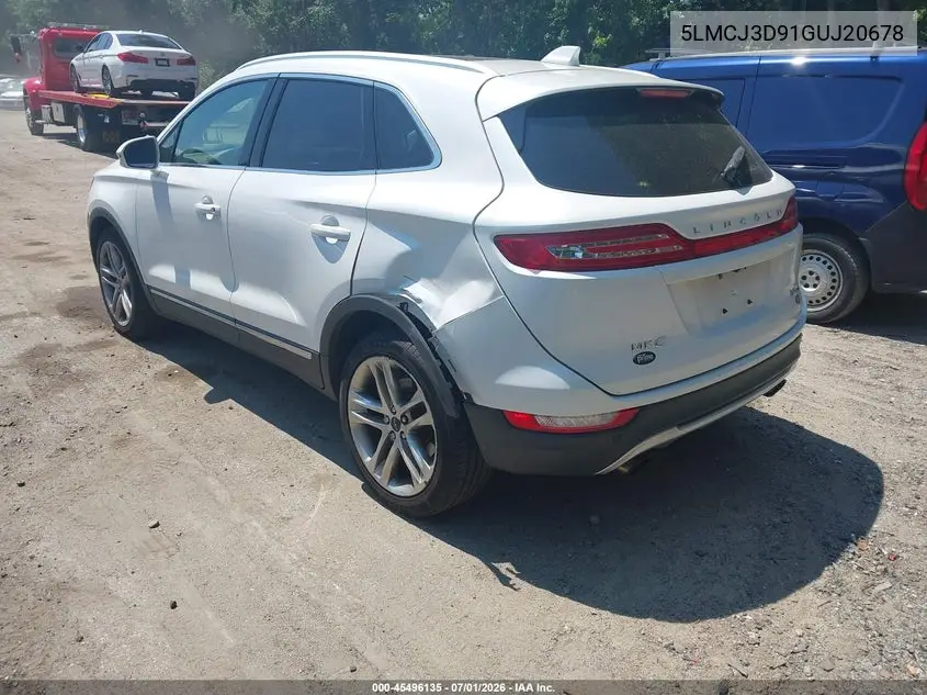 2016 Lincoln Mkc Reserve VIN: 5LMCJ3D91GUJ20678 Lot: 45496135