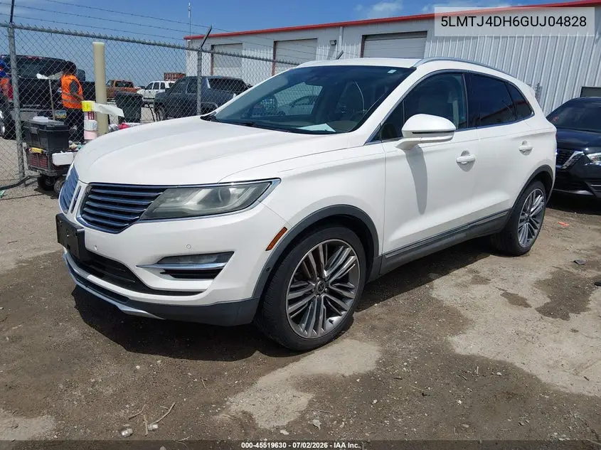 2016 Lincoln Mkc Black Label VIN: 5LMTJ4DH6GUJ04828 Lot: 45519630