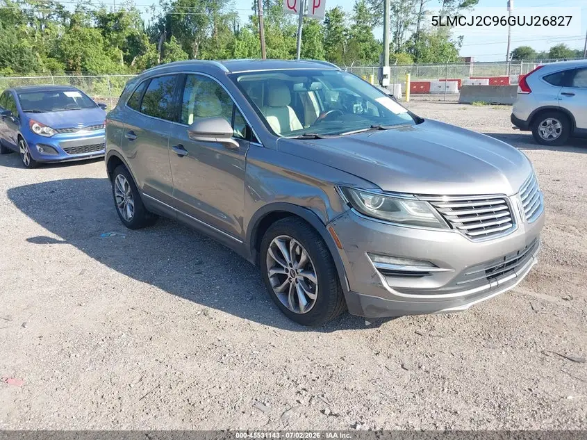 2016 Lincoln Mkc Select VIN: 5LMCJ2C96GUJ26827 Lot: 45531143
