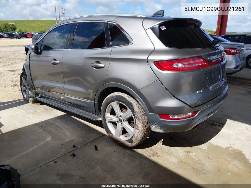 2016 Lincoln Mkc Premier VIN: 5LMCJ1C99GUJ21261 Lot: 45540576